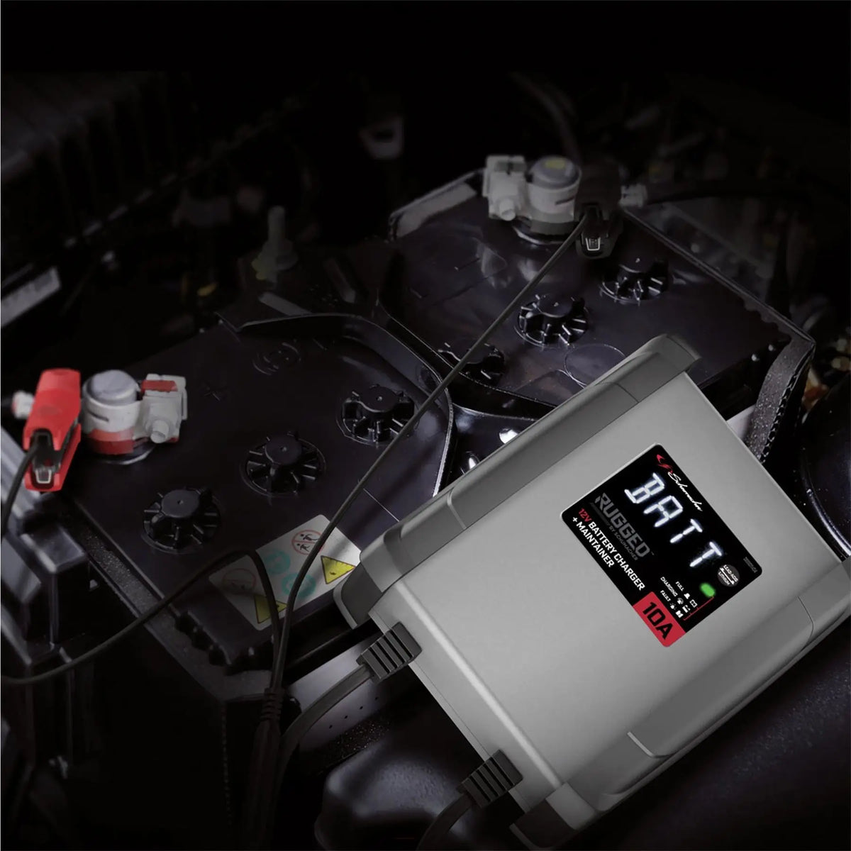 Schumacher® Rugged SPX460 10A 12V Battery Charger and Maintainer 13101 White Rose Tools