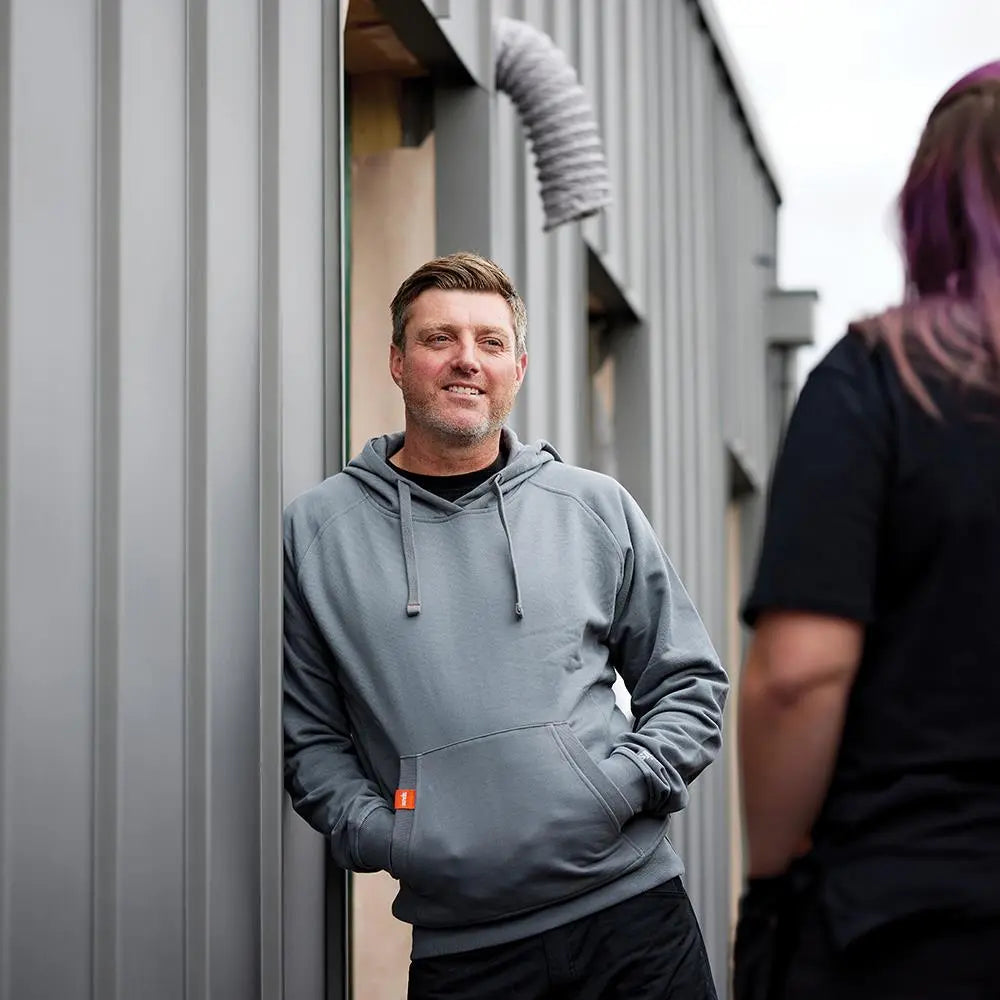 Scruffs Eco Worker Hoodie Graphite - Choose Size White Rose Tools