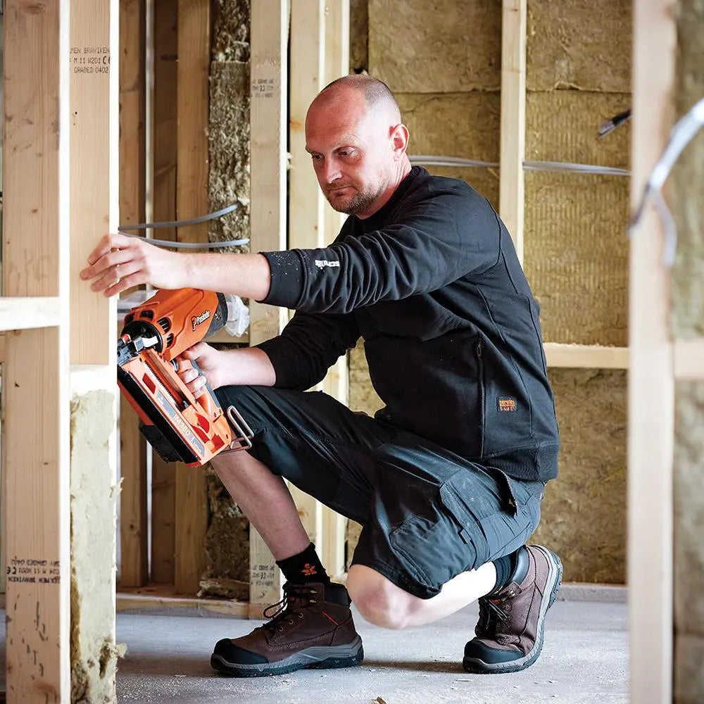 Scruffs Eco Worker Sweatshirt Black - Choose Size White Rose Tools