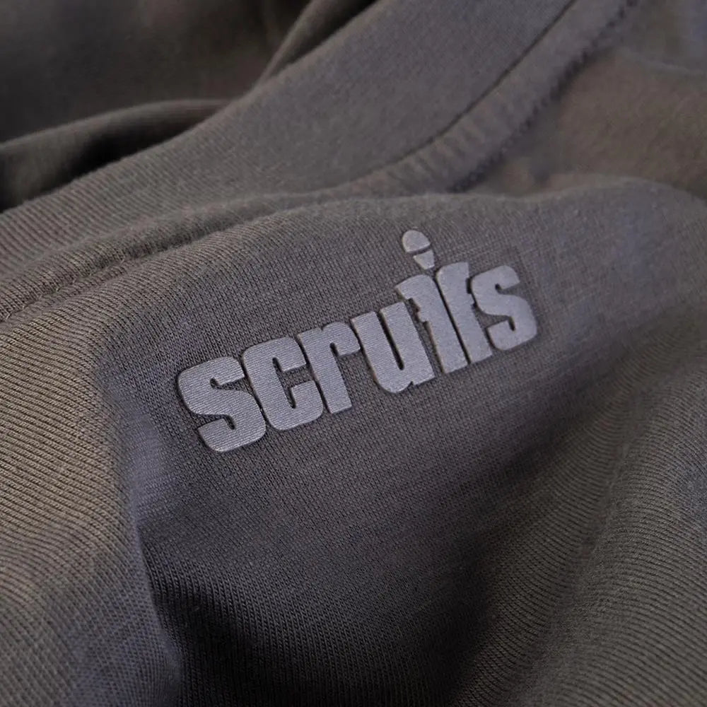 Scruffs Eco Worker T-Shirt Graphite - Choose Size  White Rose Tools