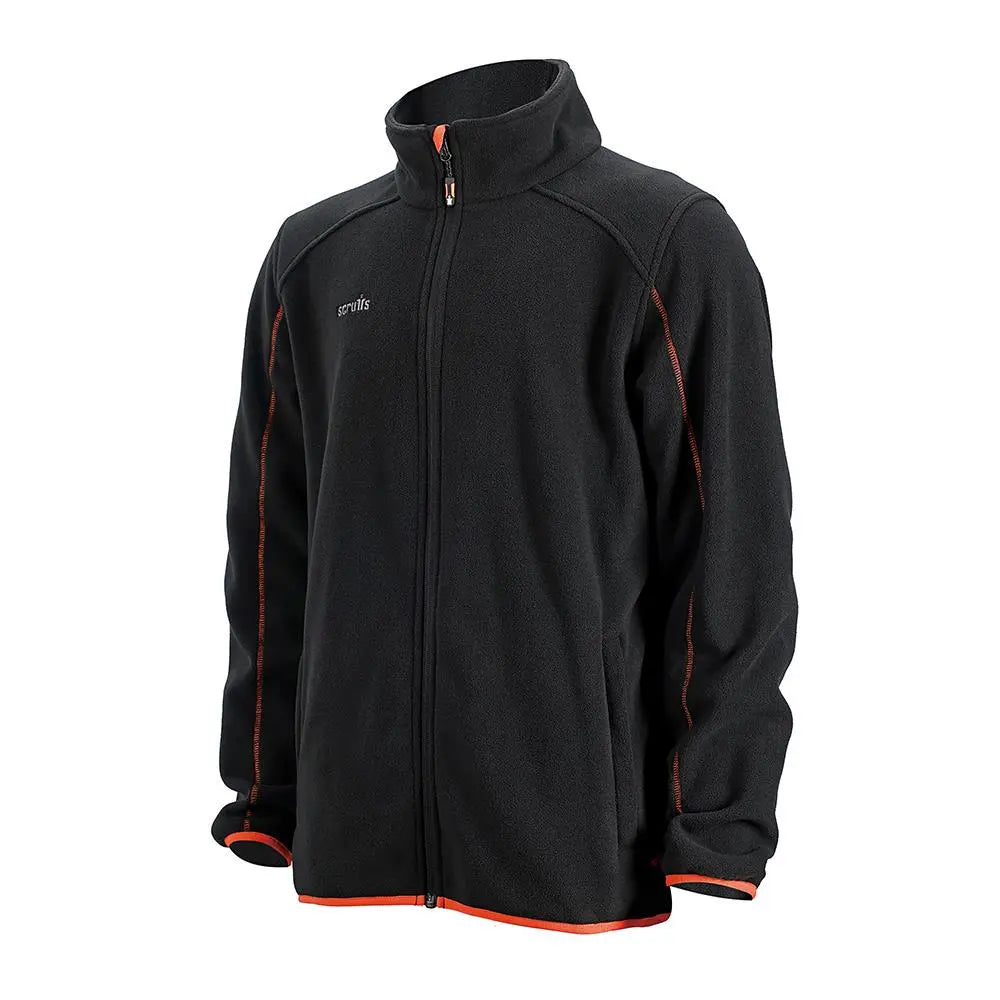 Scruffs Harbour Micro Fleece Jacket Black - Choose Size White Rose Tools