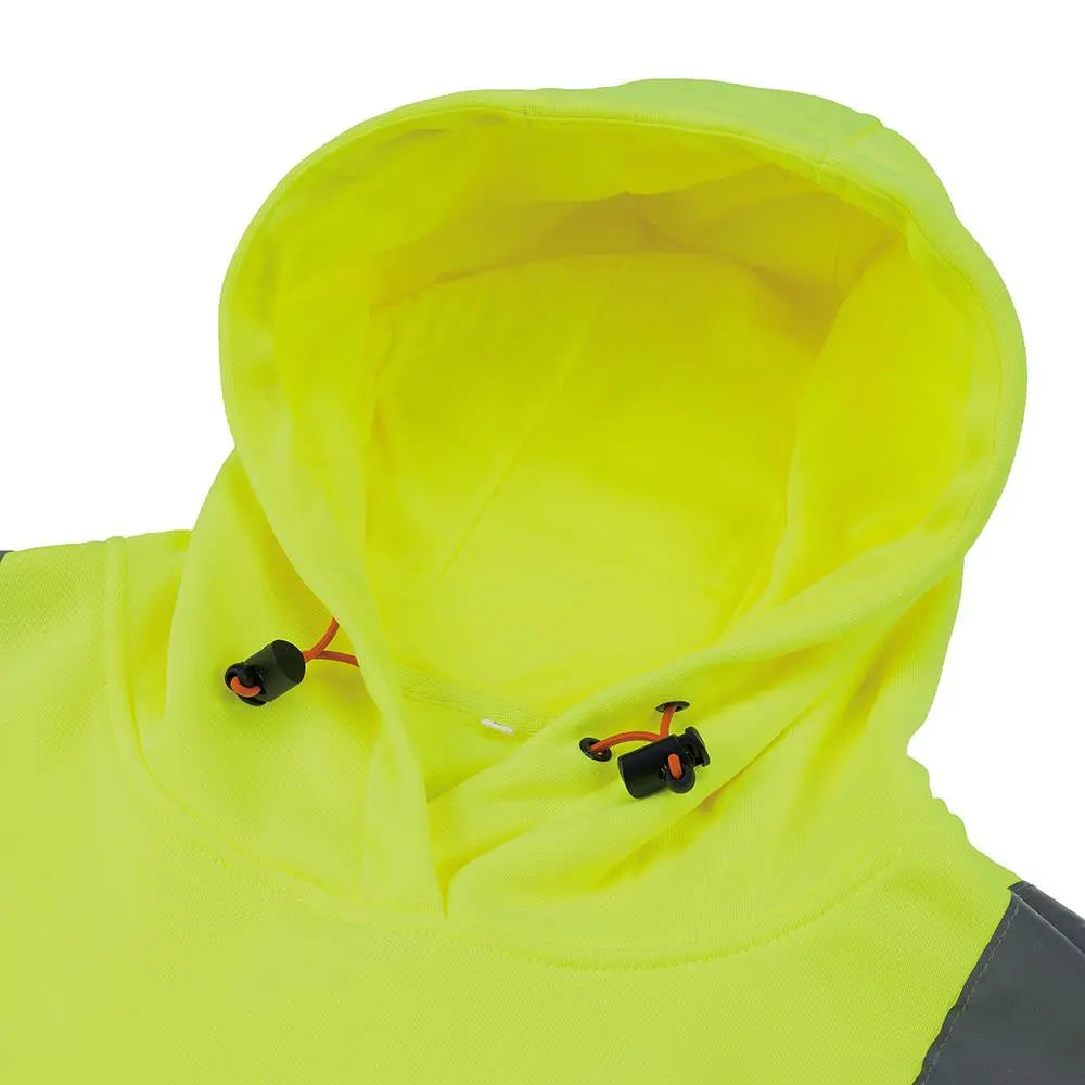 Scruffs High Visibility Hoodie Class 2 Yellow / Navy - Choose Size  White Rose Tools