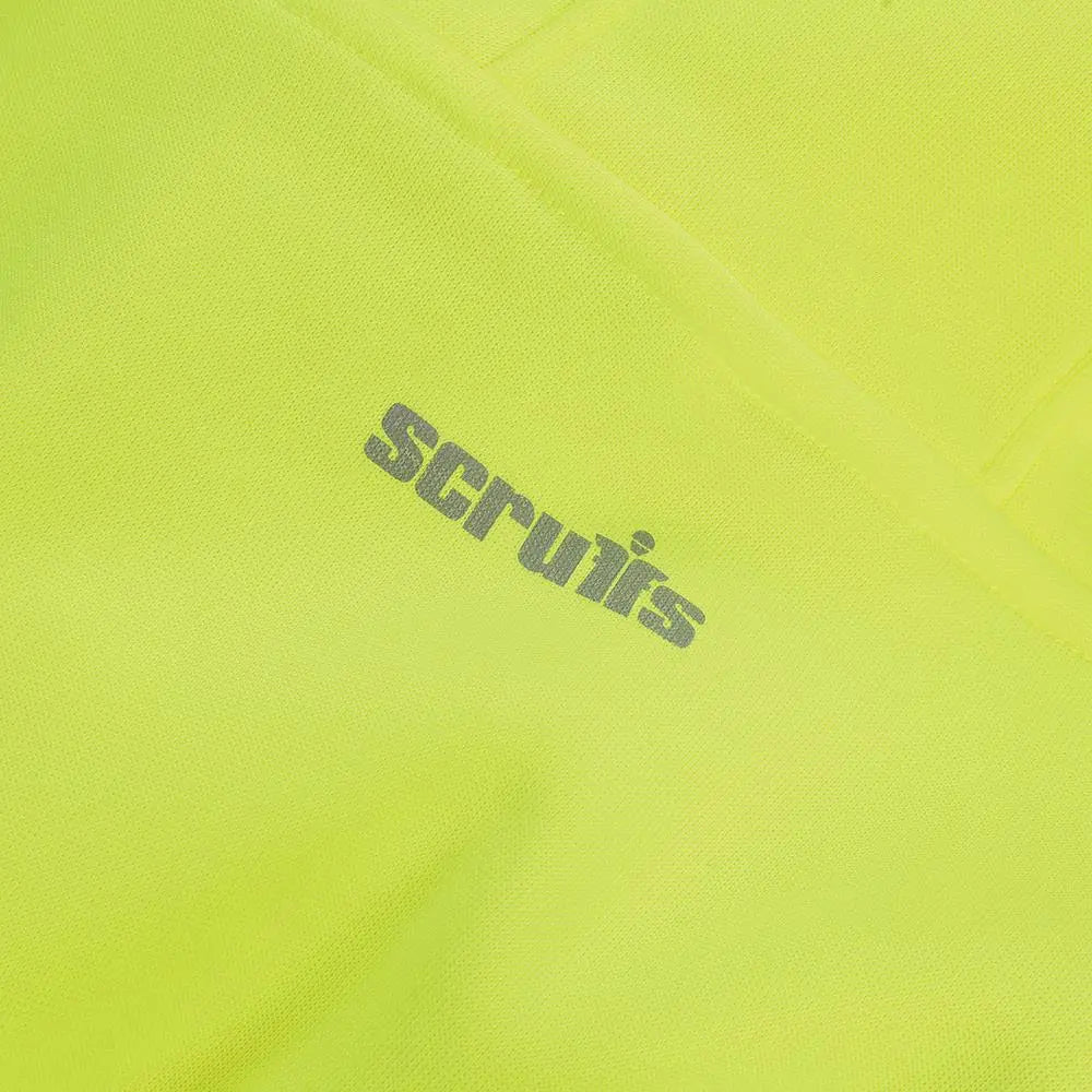 Scruffs High Visibility Hoodie Class 2 Yellow / Navy - Choose Size  White Rose Tools