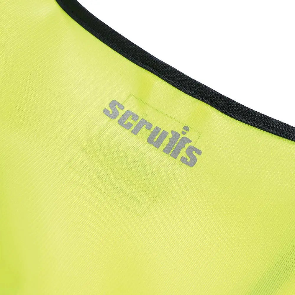Scruffs High Visibility Technical Vest Class 2 Yellow - Choose Size  White Rose Tools