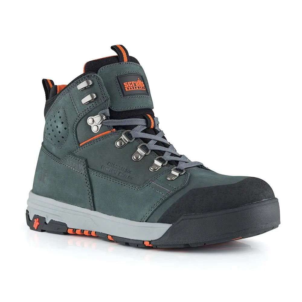 Scruffs Hydra Safety Boots Teal -  Choose Size  White Rose Tools
