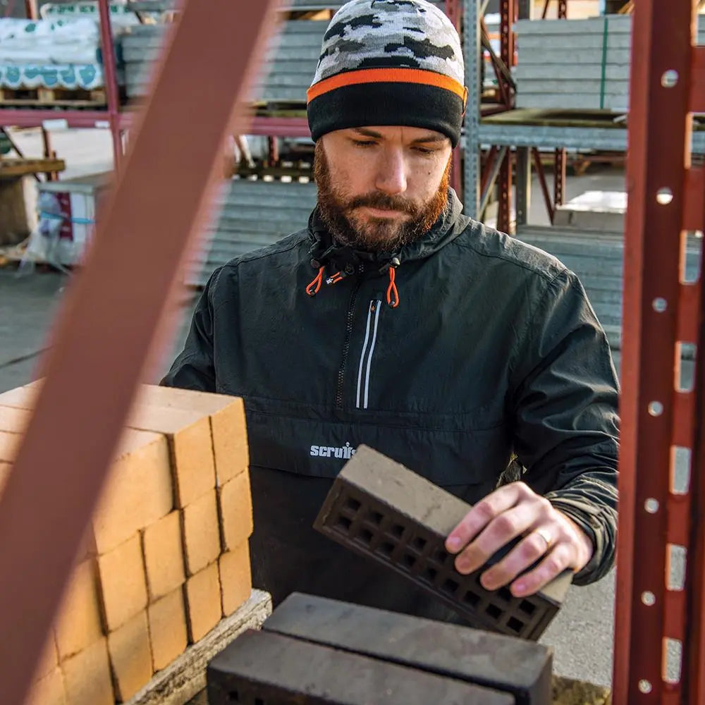 Scruffs Over-Head Jacket Black - Choose Size White Rose Tools