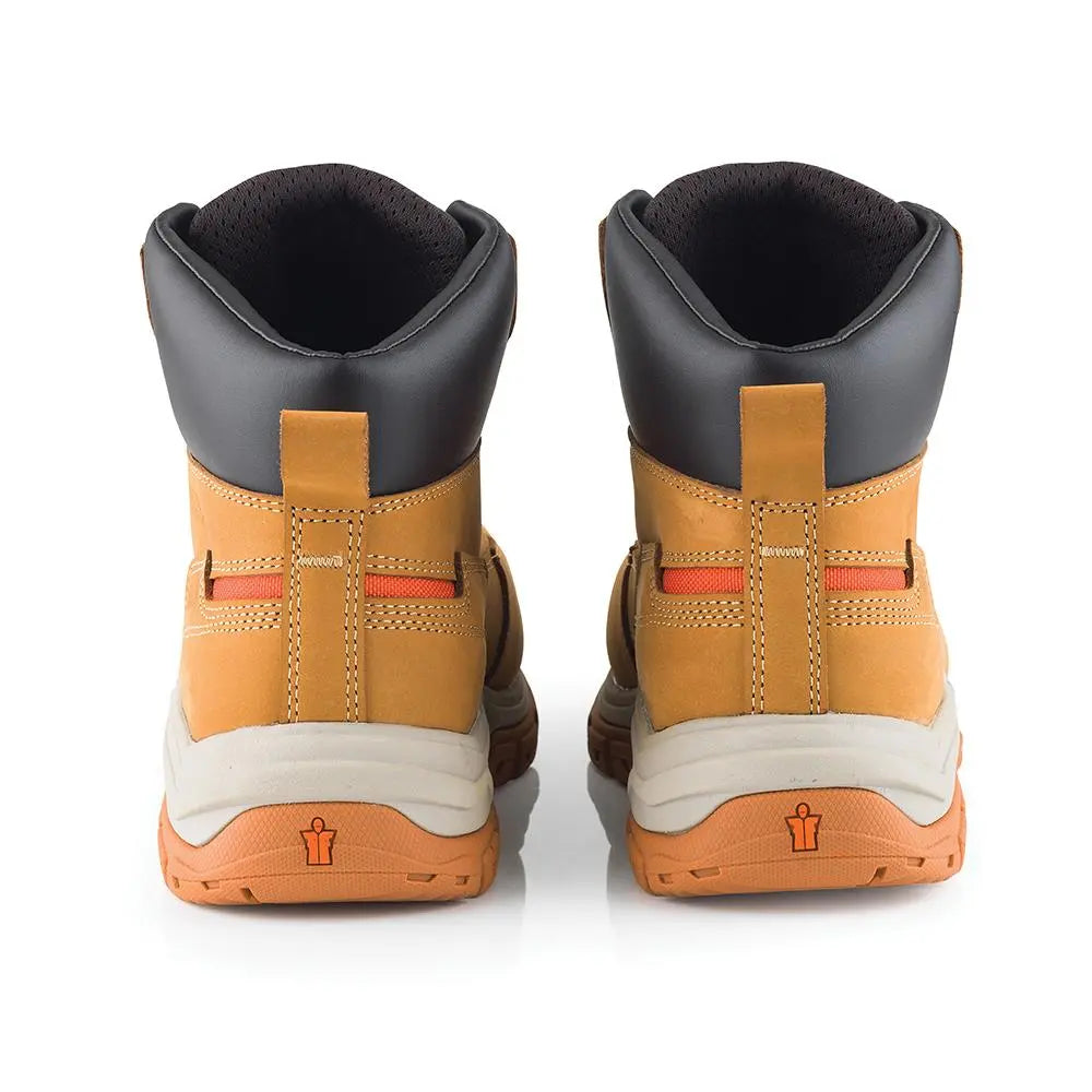 Scruffs Ridge Safety Boots Tan - Choose Size  White Rose Tools