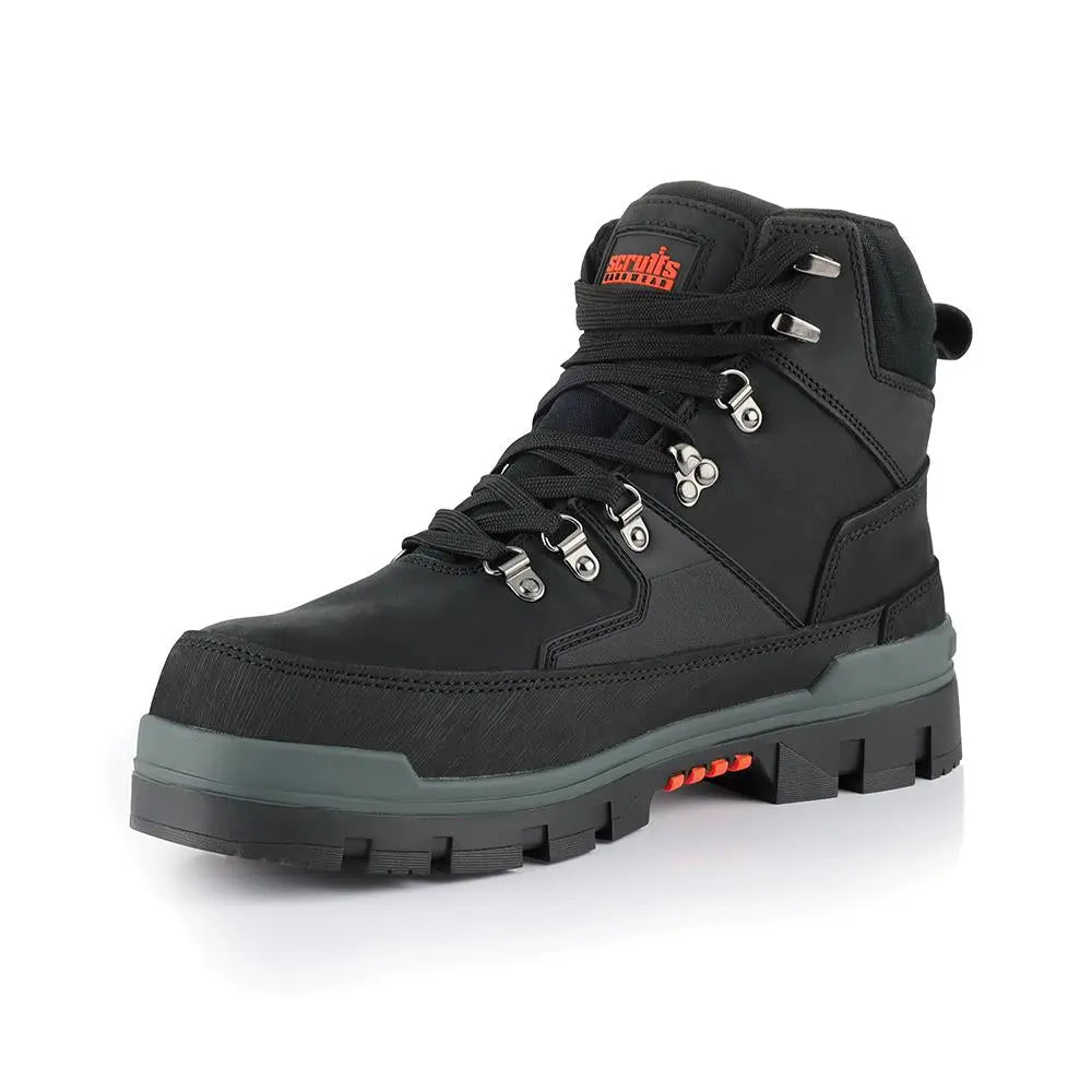 Scruffs Rugged Safety Boot Workwear Black - Choose Size White Rose Tools