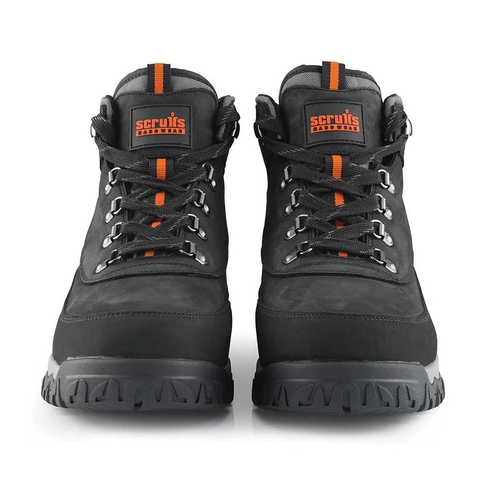 Scruffs Scarfell Safety Boots Black - Choose Size  White Rose Tools