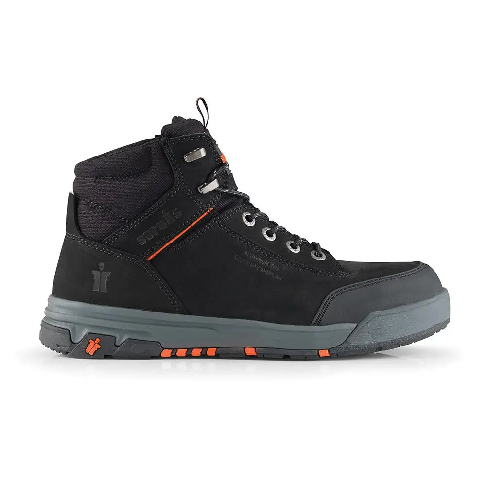 Scruffs Switchback 3 Safety Boots Black - Choose Size  White Rose Tools