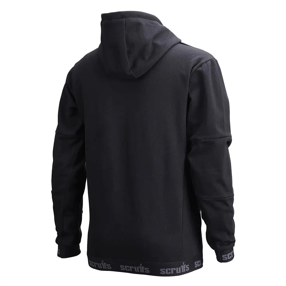 Scruffs Tech Hoodie Jacket Black - Choose Size  White Rose Tools