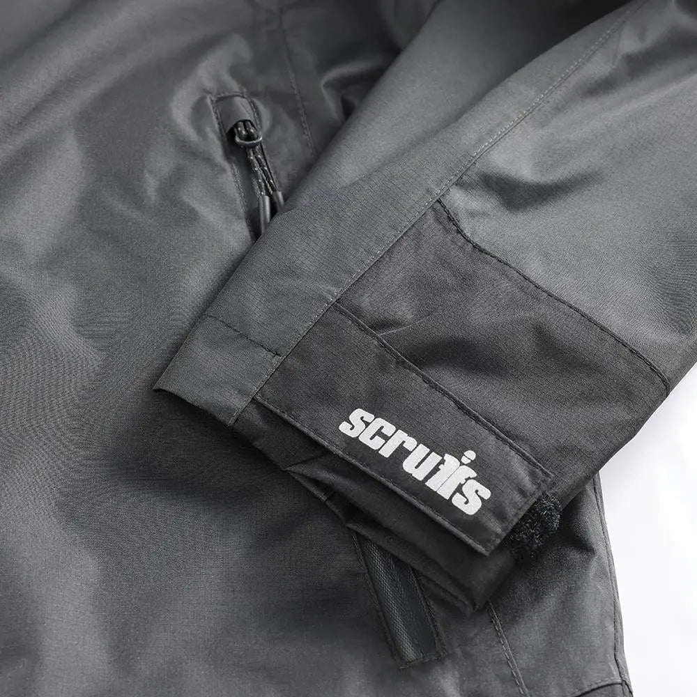 Scruffs Tech Waterproof Jacket Graphite / Black - Choose Size  White Rose Tools
