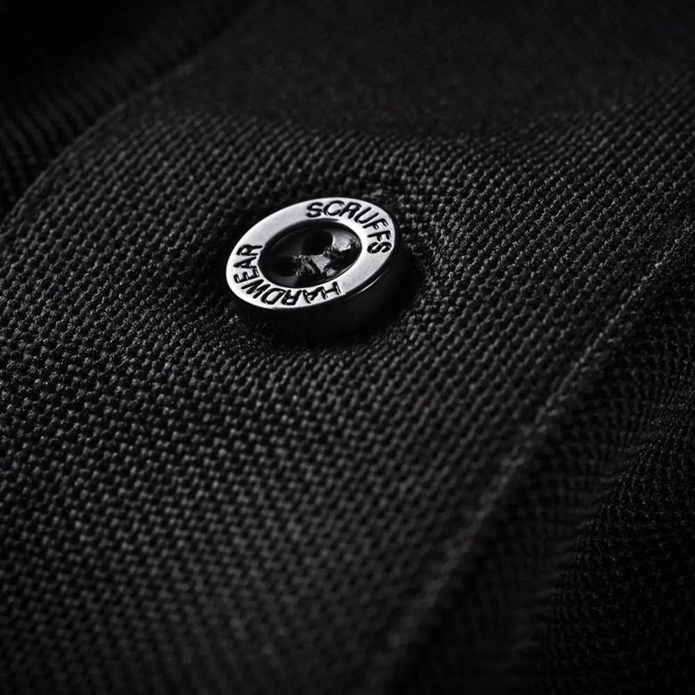 Scruffs Trade Active Polo Shirt Black - Choose Size  White Rose Tools