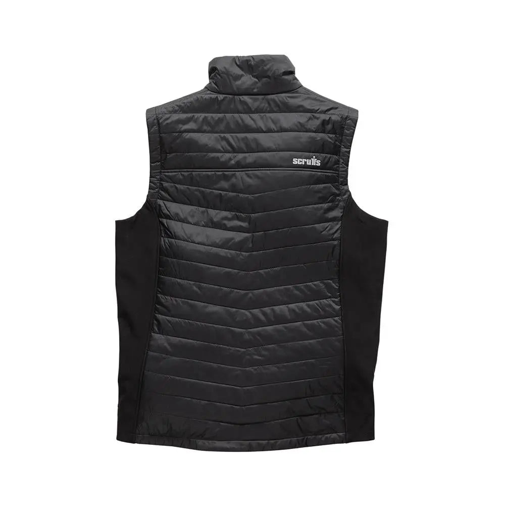 Scruffs Trade Body Warmer Black - Choose Size White Rose Tools