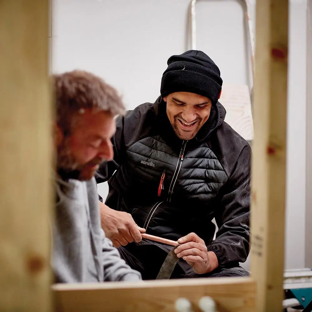 Scruffs Trade Thermo Jacket Black - Choose Size White Rose Tools