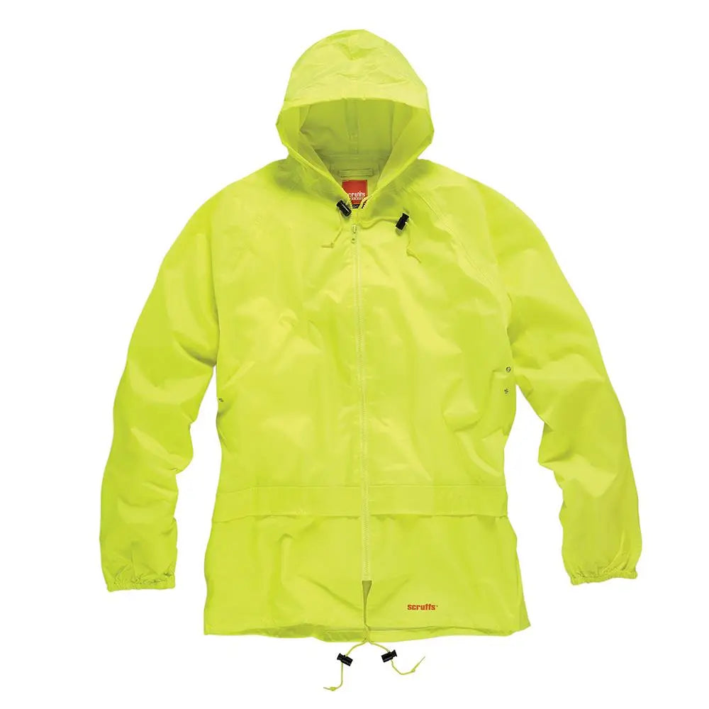 Scruffs Waterproof Suit Yellow L T54555  White Rose Tools