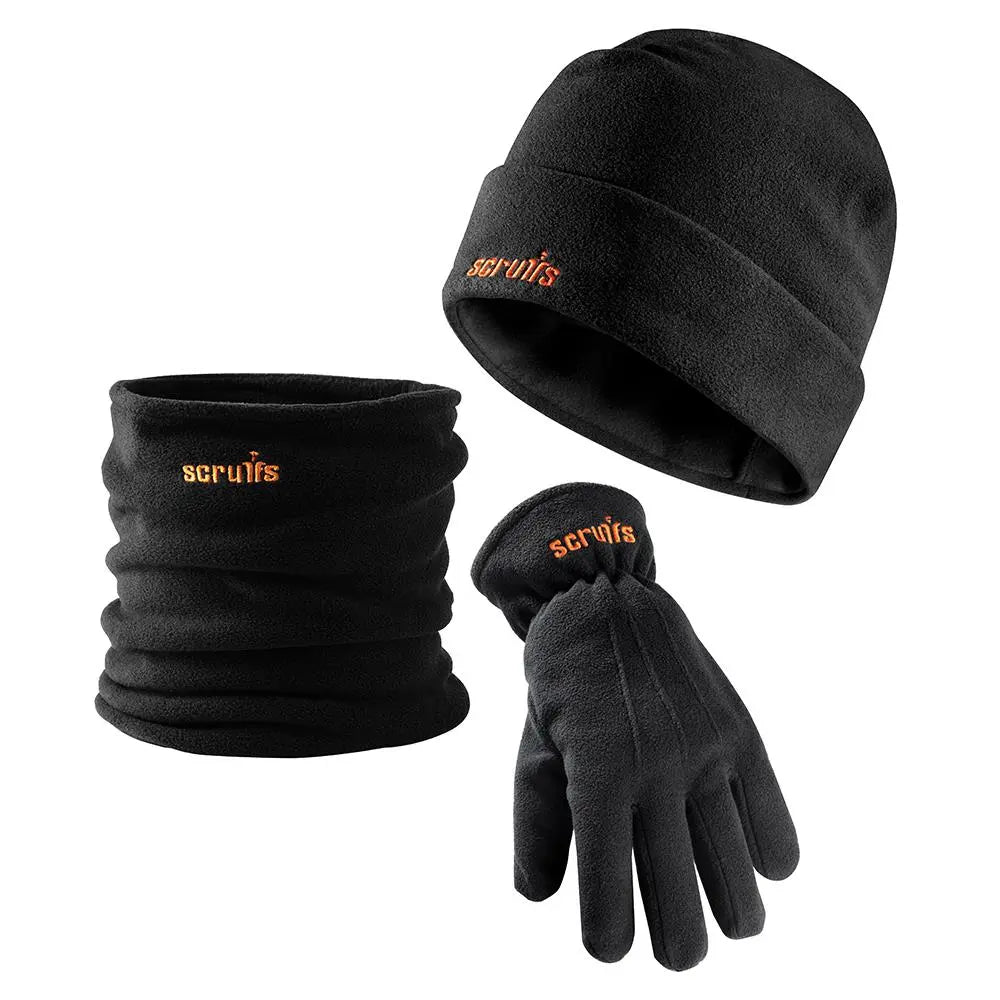 Scruffs Winter Essentials Pack Black One Size T54874  White Rose Tools