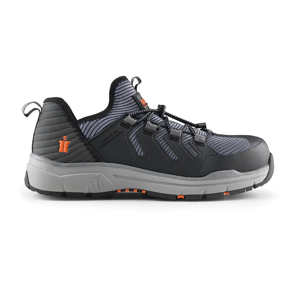 Scruffs Women's Argon Safety Trainers Black - Choose Size  White Rose Tools
