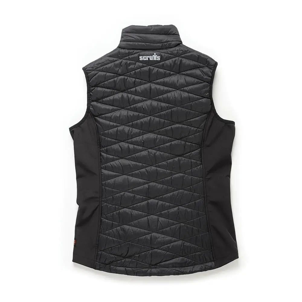 Scruffs Women's Trade Body Warmer Gilet Black - Choose Size  White Rose Tools