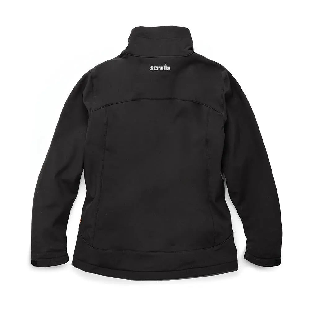 Scruffs Women's Trade Softshell Jacket Black - Choose Size  White Rose Tools