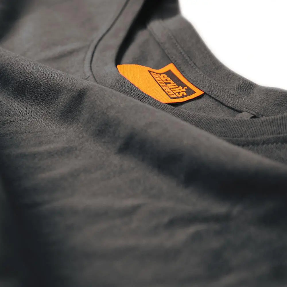 Scruffs Worker T-Shirt Graphite XL T54674 White Rose Tools