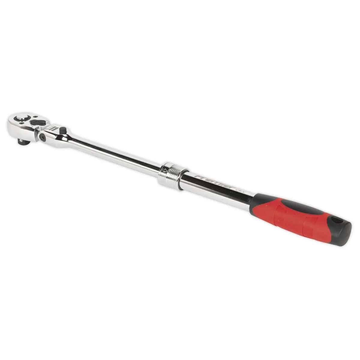 Sealey 1/2" Flexi-Head Extendable Ratchet Handle Socket Wrench 72 Tooth