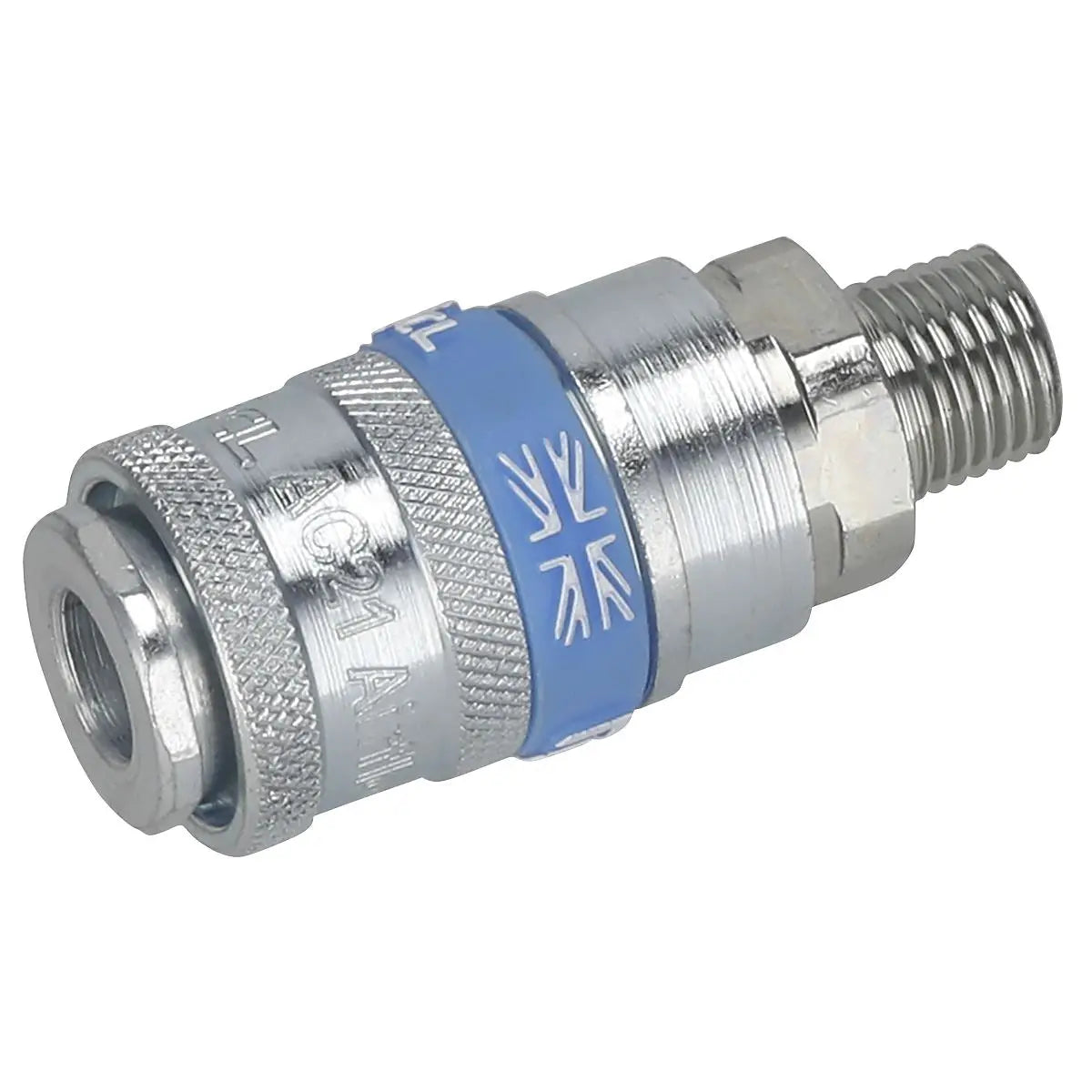 Sealey 1/4" BSPT Male Quick Coupler Air Line Fitting Connector Compressor