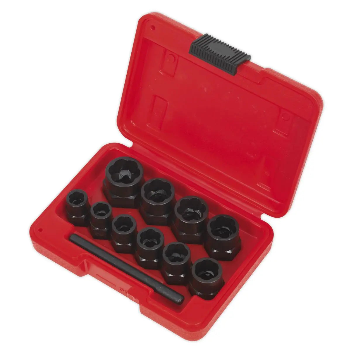 Sealey 10 Piece 3/8" Drive or Spanner Bolt Extractor Set Remover Spiral Flutes