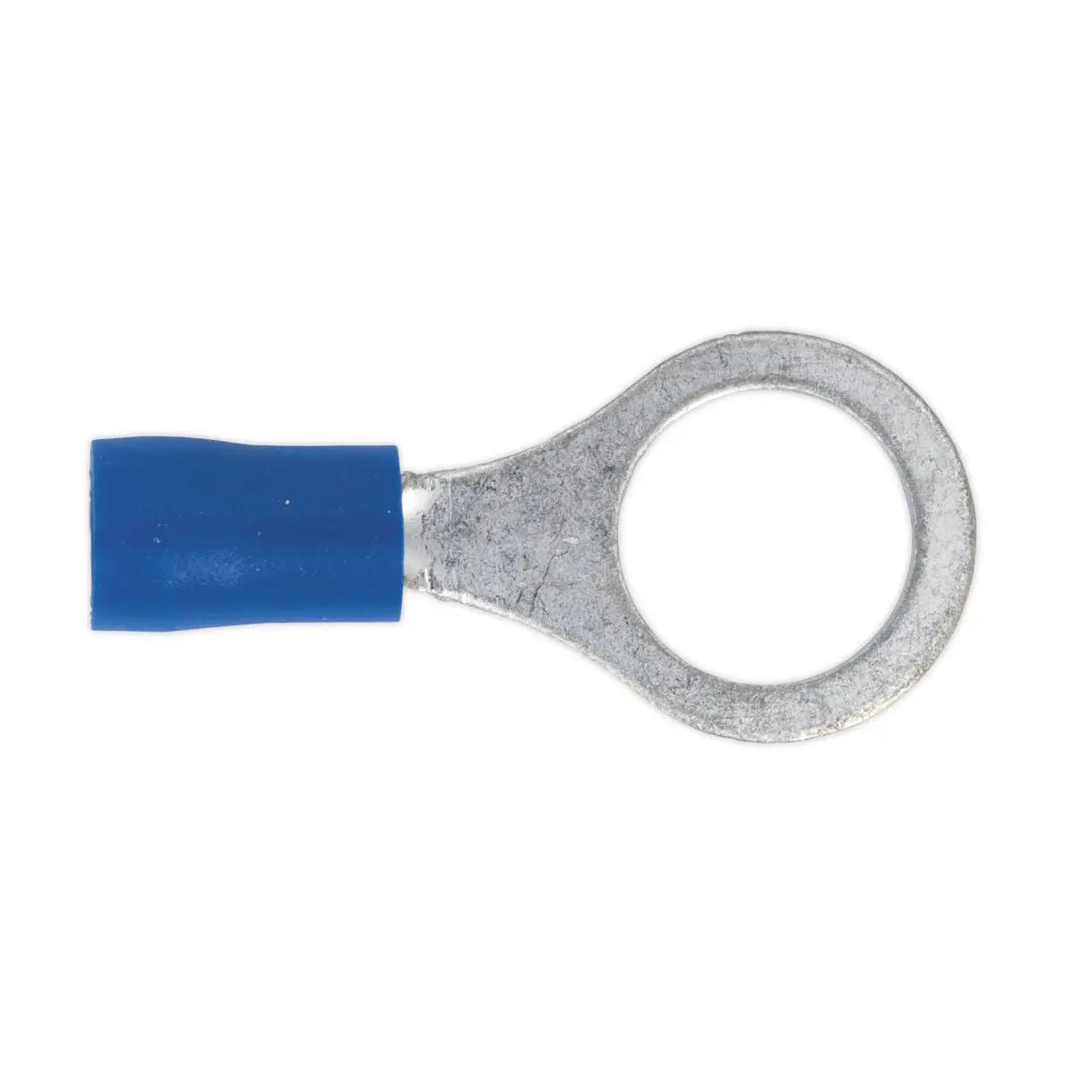 Sealey 100 Pack 10.5mm (3/8") Blue Easy Entry Ring Terminal