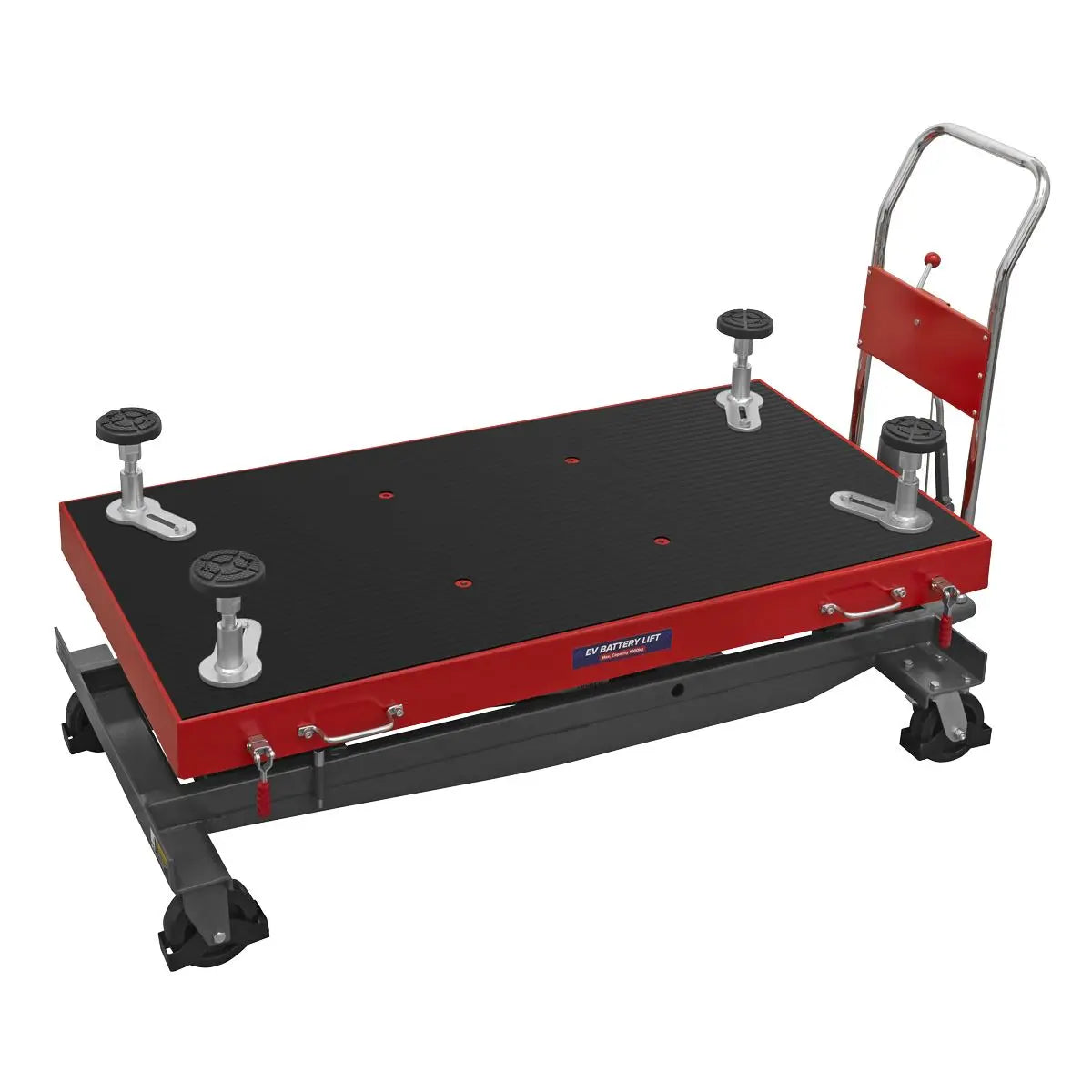 Sealey 1000kg Capacity EV Battery Lift/Hydraulic Platform Truck High Lift White Rose Tools