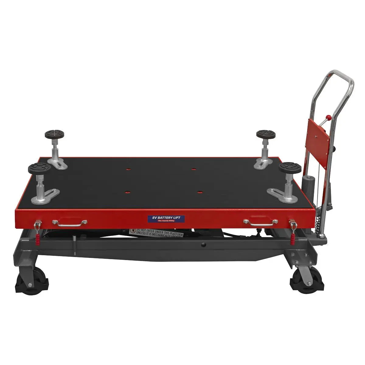 Sealey 1000kg Capacity EV Battery Lift/Hydraulic Platform Truck High Lift White Rose Tools