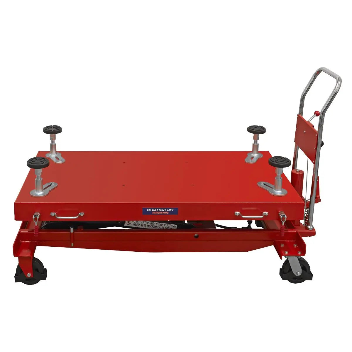 Sealey 1000kg Capacity EV Battery Lift/Hydraulic Platform Truck High Lift White Rose Tools