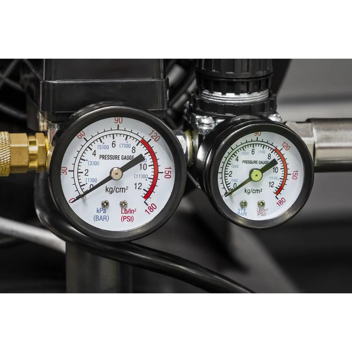 Sealey 100L Direct Drive V-Twin Air Compressor 3hp with Air Accessory Kit White Rose Tools