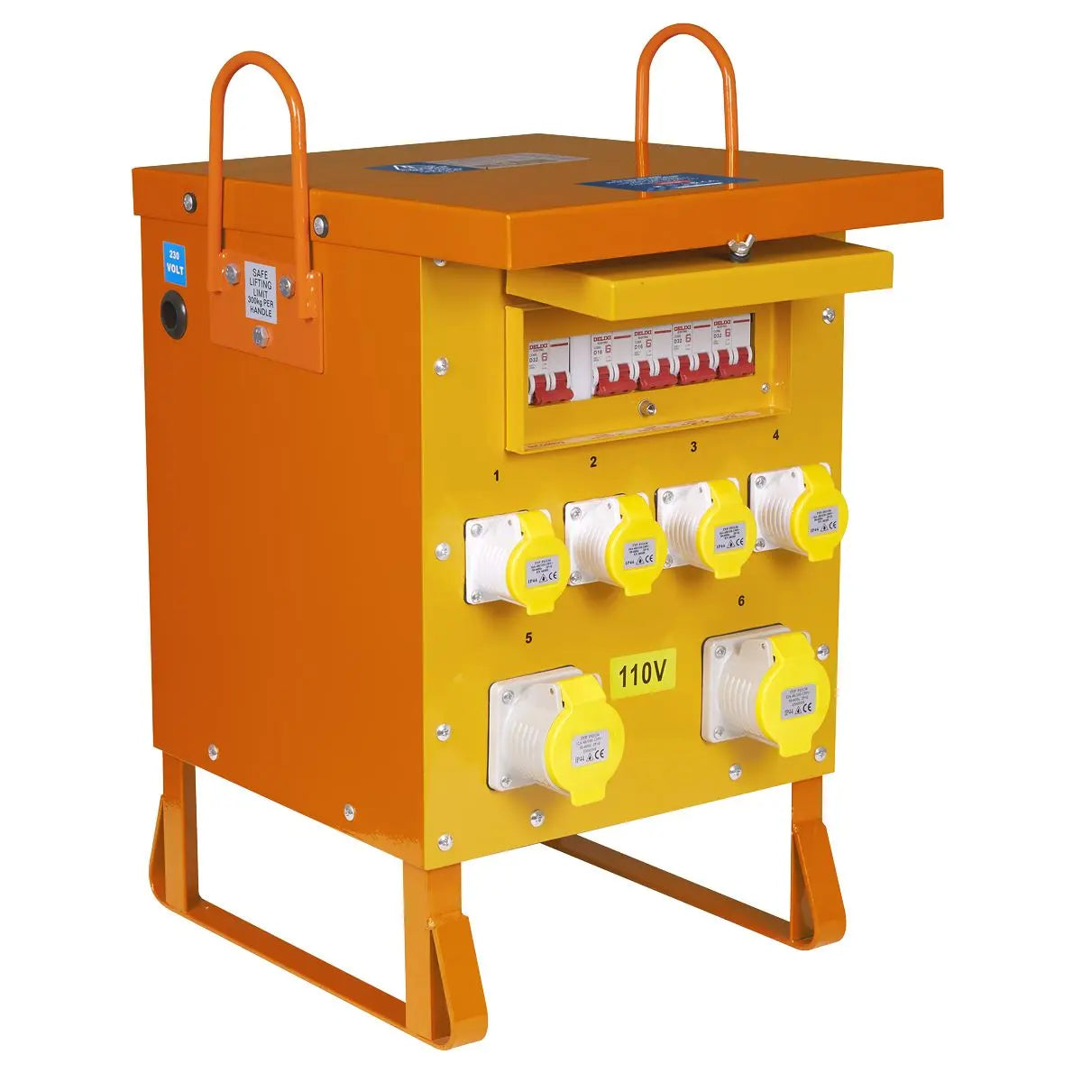 Sealey 110V 10kVA Single Phase Site Transformer