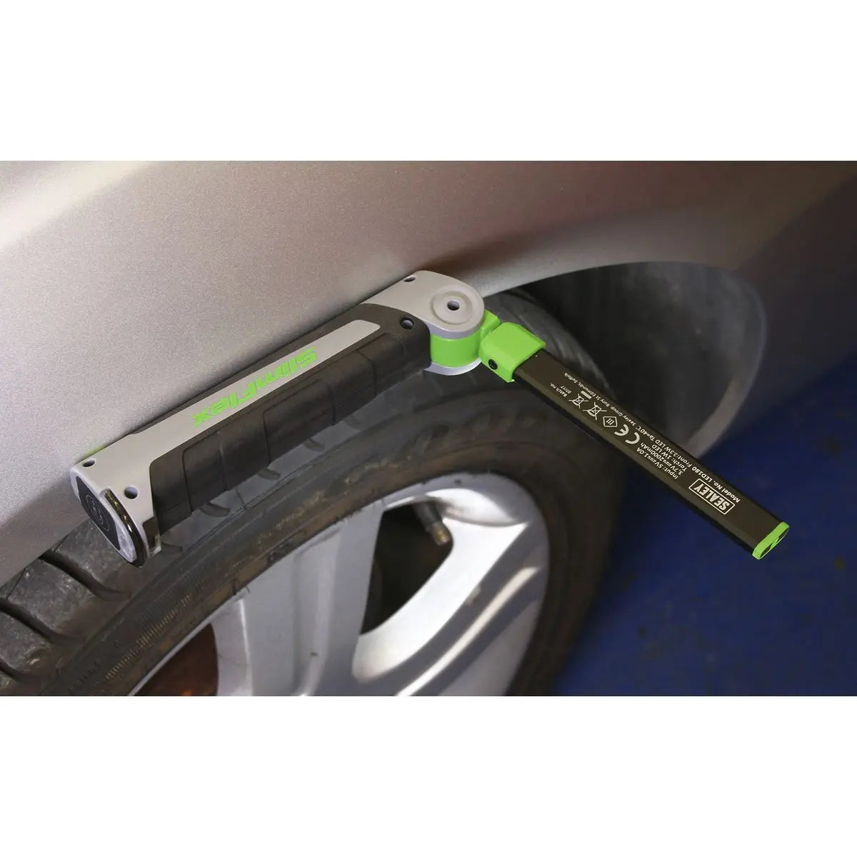 Sealey 12 SMD LED + 1W LED Rechargeable Slim Inspection Lamp Magnetic Base 400 Lumens White Rose Tools