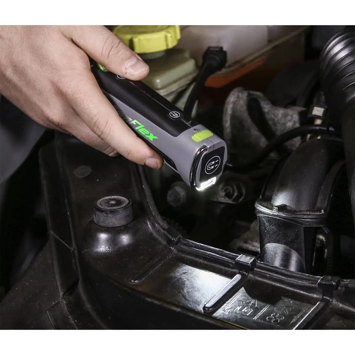 Sealey 12 SMD LED + 1W LED Rechargeable Slim Inspection Lamp Magnetic Base 400 Lumens White Rose Tools