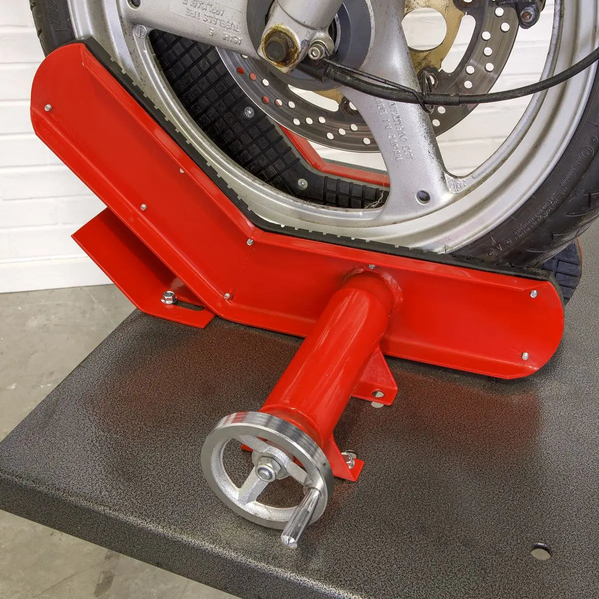 Sealey 12V Electro/Hydraulic Motorcycle Lift 450kg Capacity White Rose Tools