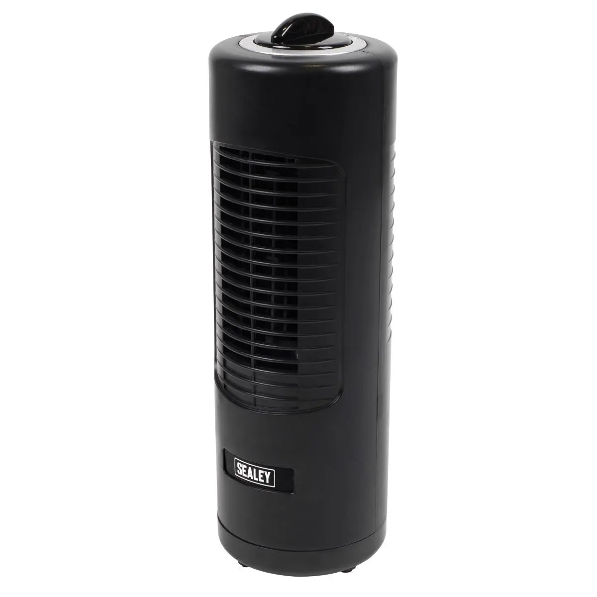 Sealey 12" Small Oscillating Desk Tower Fan 2-Speed 230V White Rose Tools