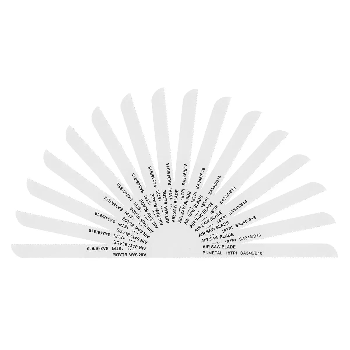 Sealey 141mm Air Saw Blade 18tpi - Pack of 15