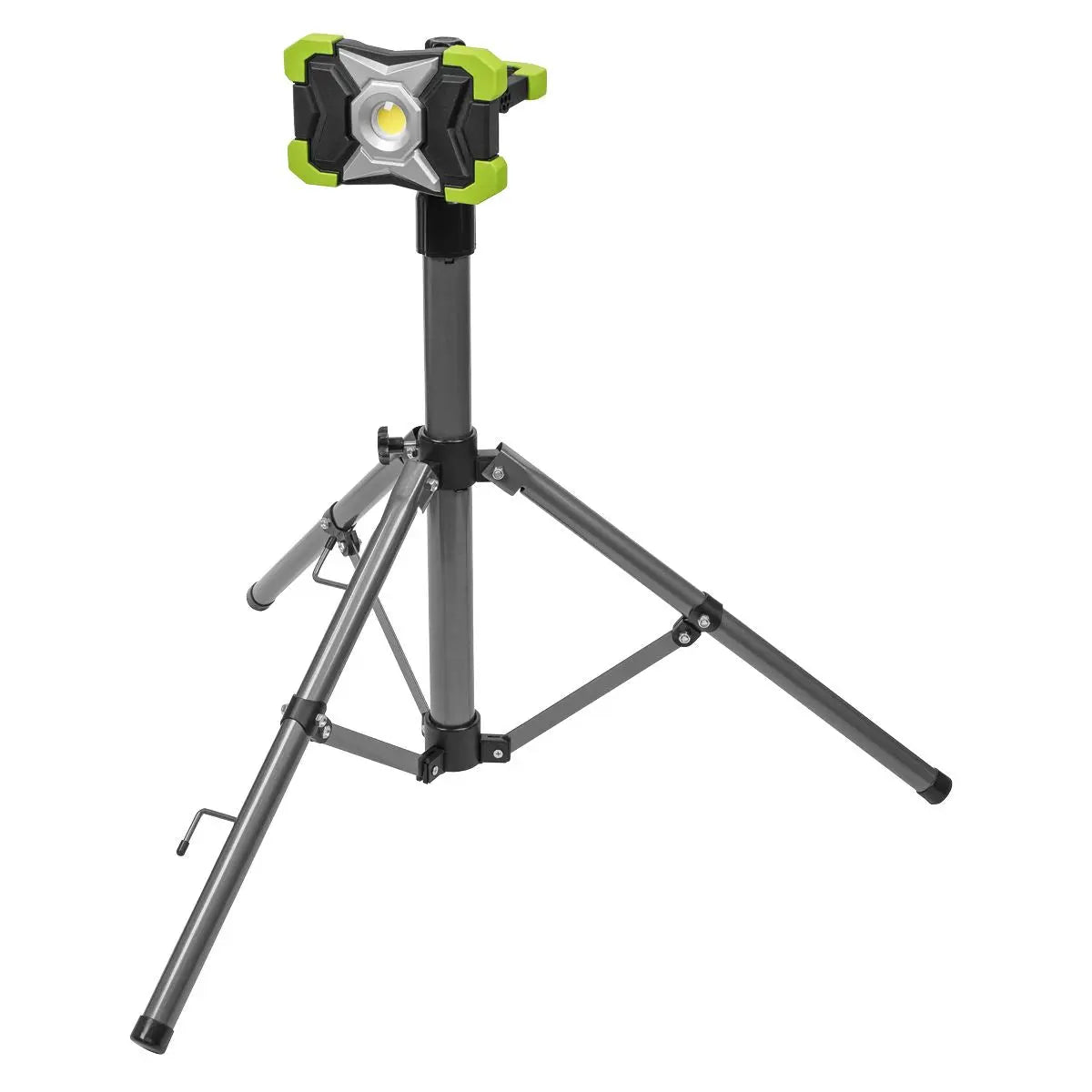 Sealey 15W COB LED Portable Floodlight & Telescopic Tripod White Rose Tools
