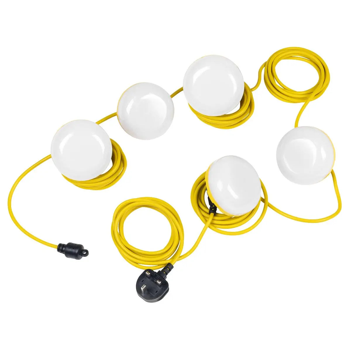 Sealey 15m Festoon Lighting Kit 50W COB LED White Rose Tools