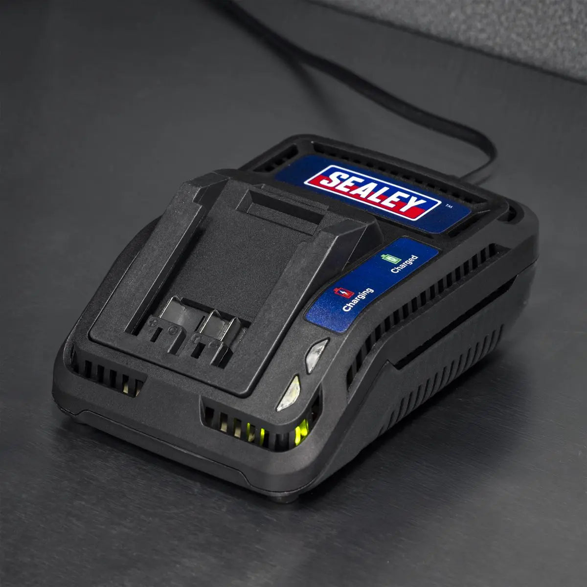 Sealey 18V 3Ah 115mm Cordless Angle Grinder - Red White Rose Tools