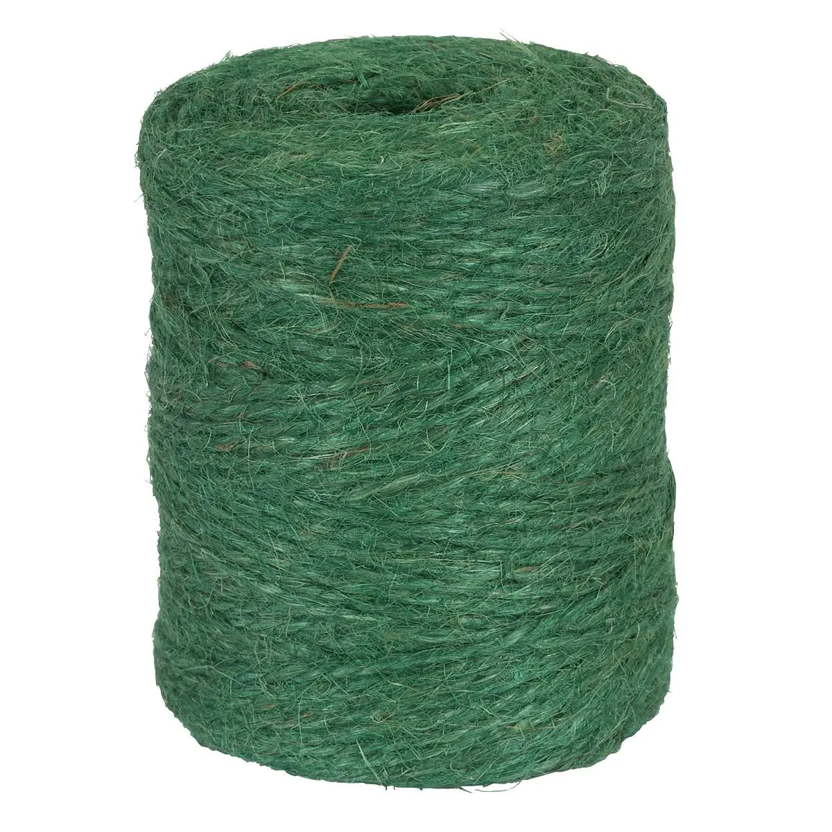 Sealey 1mm x 100m Jute Twine Green White Rose Tools