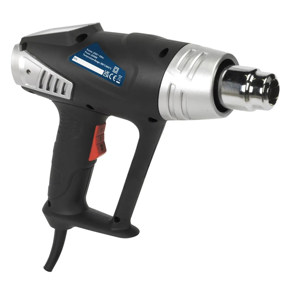 Sealey 2 Step Hot Air Gun Kit 350°C/600°C 2000W