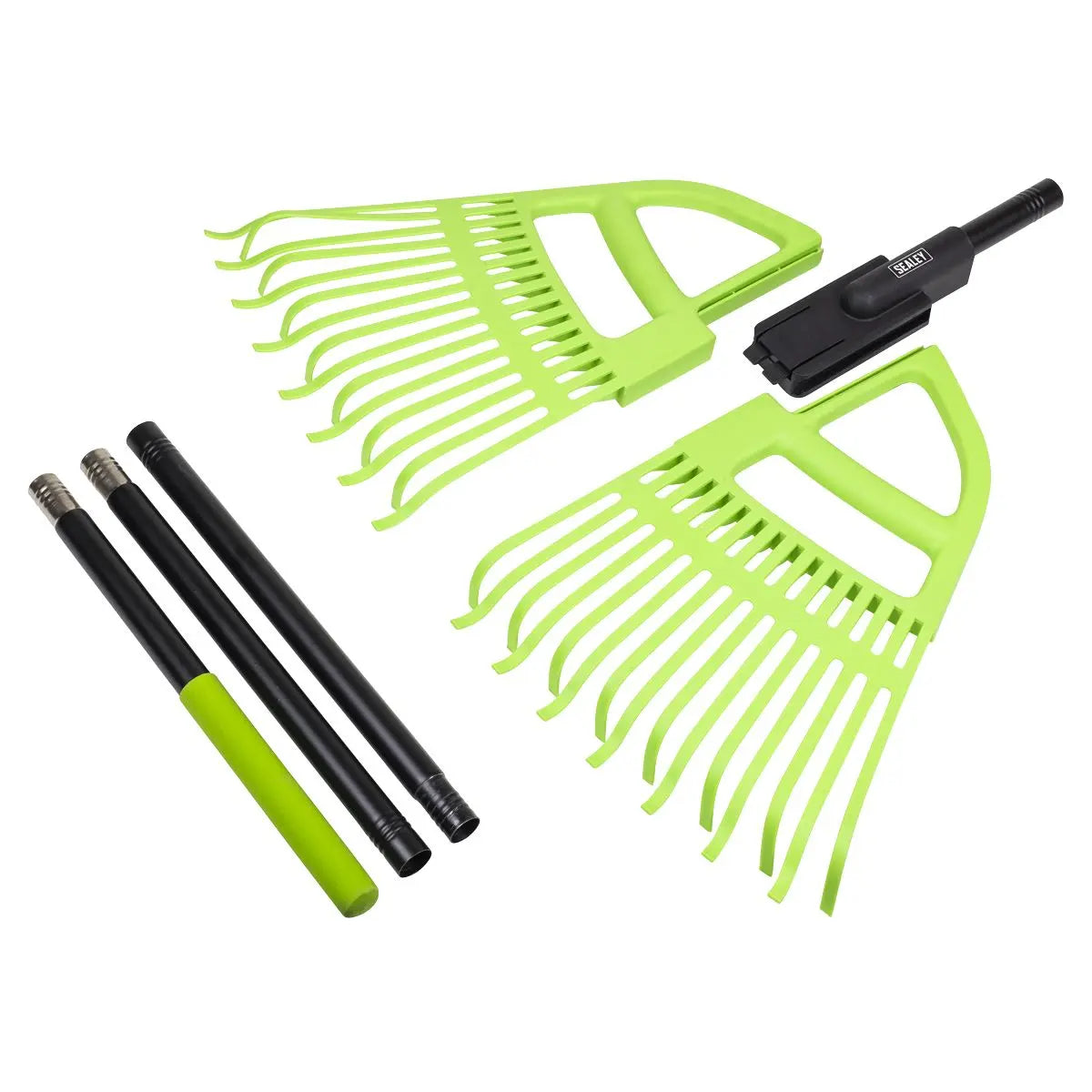 Sealey 2-in-1 Rake & Leaf Grabber White Rose Tools