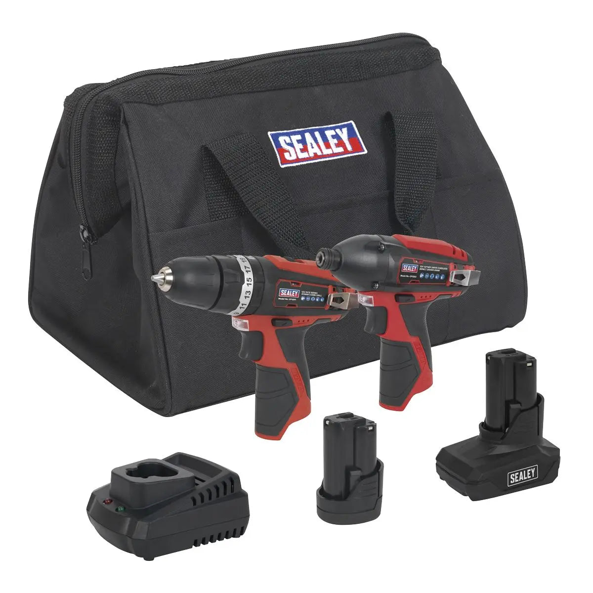 Sealey 2 x 12V SV12 Series Cordless Power Tool Combo Kit