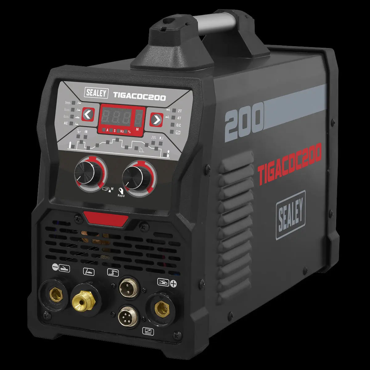 Sealey 200A TIG/MMA AC/DC Pulse Inverter Welder 230V White Rose Tools
