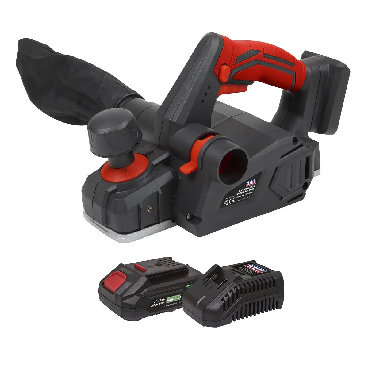 Sealey 20V 2Ah SV20 Series Cordless Planer Kit White Rose Tools