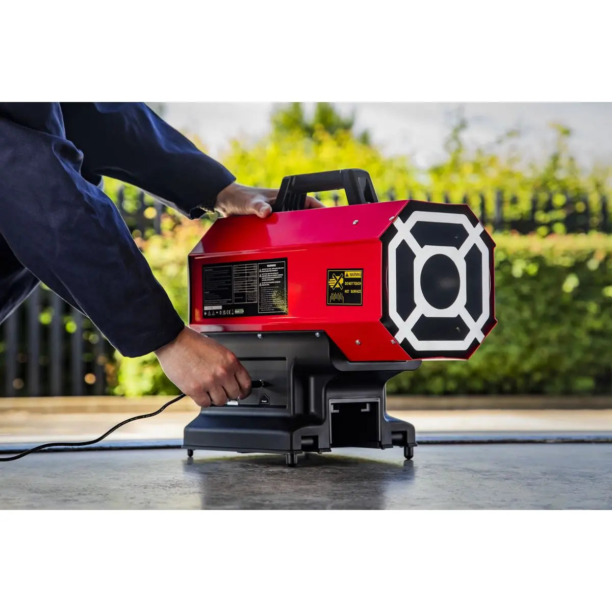 Sealey 230V with Cordless Option Space Warmer® Propane Heater 30,000-68,000Btu/hr (9-20kW)