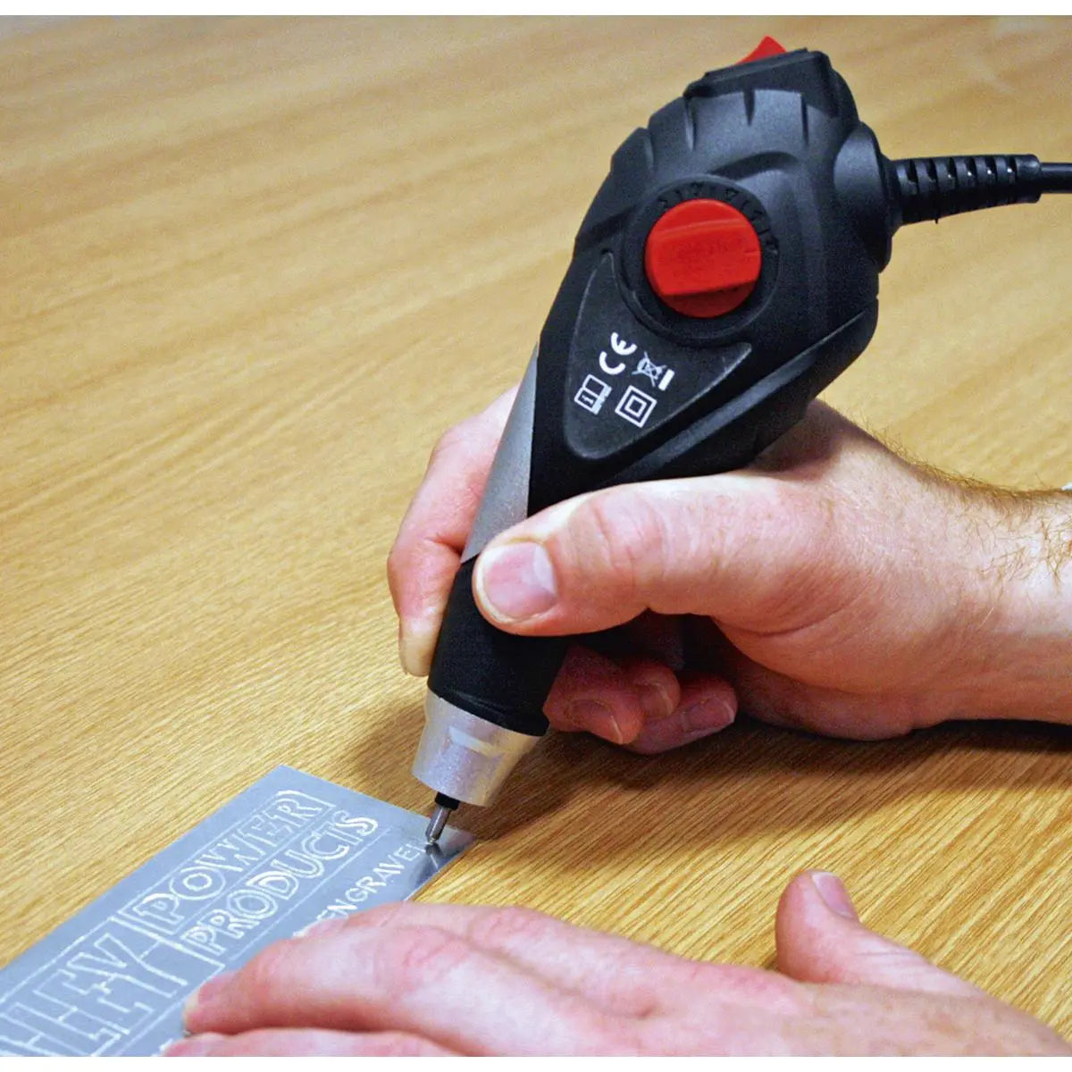 Sealey 230v TCT Tool Engraver Tool Wood Metal Glass Engraving